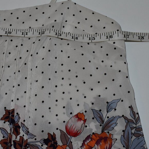 Anthropologie Maeve Capitola Silk Cami Floral Print Tank Top Size 6 - Picture 4 of 14